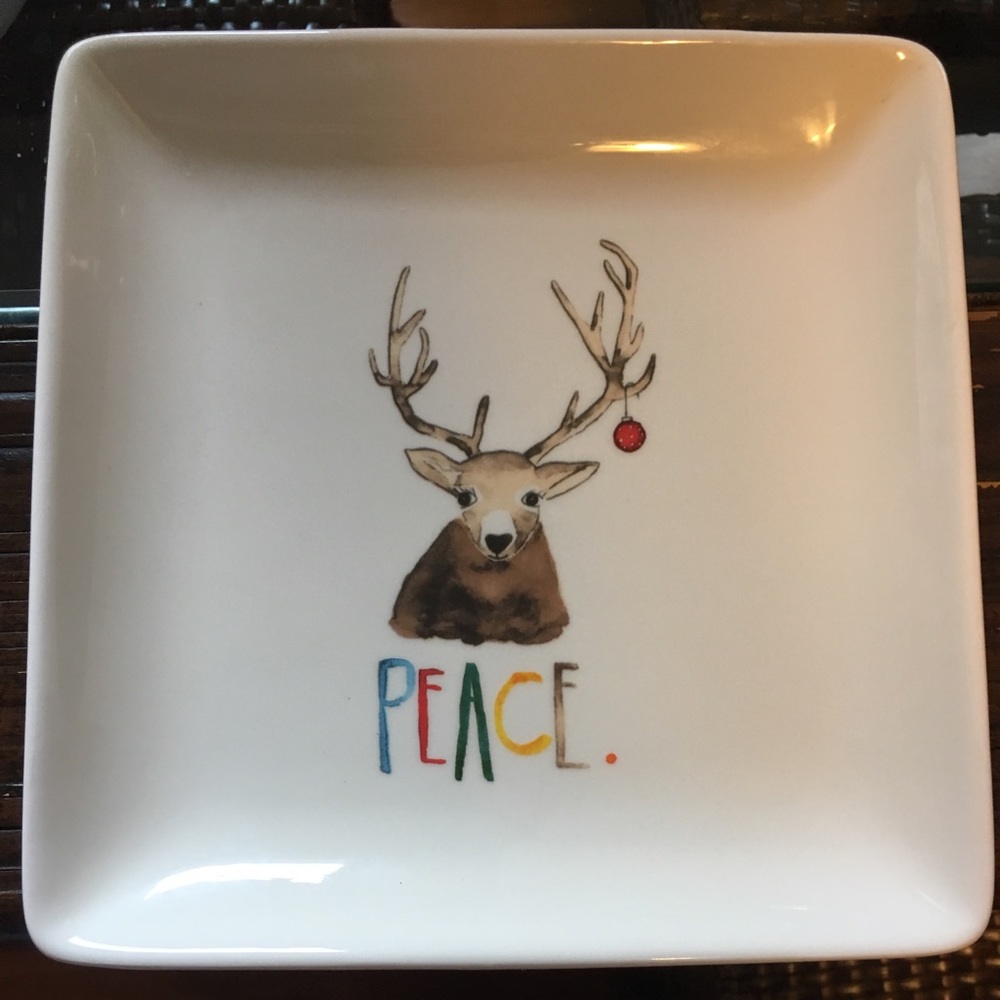 Rae Dunn peace plate